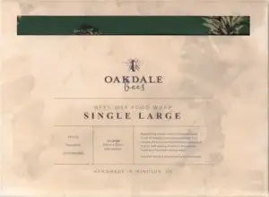 Bivokspapir Singel 30x35 cm – Ananas på dyp grønn bakgrunn, gjenbrukbart og naturlig matomslag.